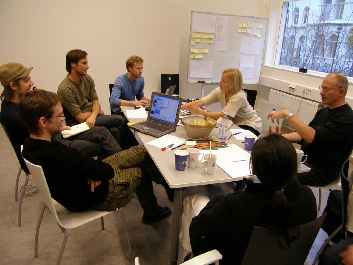 Working at the Interactive Institute, Stockholm